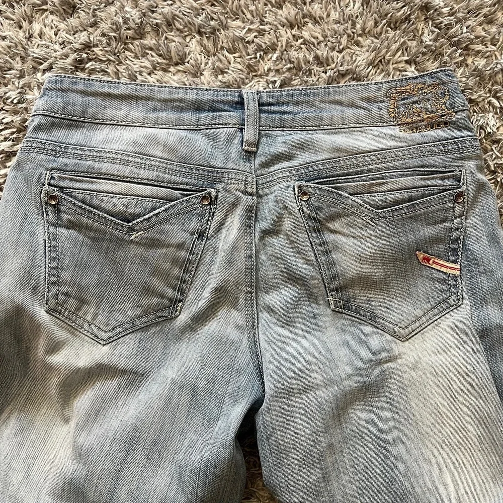 Parasuco Jeans Womens Size 8 Blue Faded Denim Legend Y2K‎ Vintage Midrise